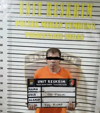 Pelaku Pencurian Motor Milik Mahasiswa yang Terekam CCTV Berhasil Diamankan Polsek Medan Tembung