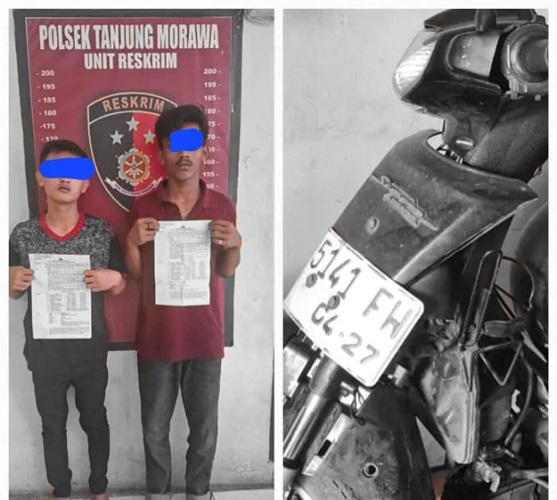 Aksi Curanmor Terhenti, Dua Pelaku Diciduk Polsek Tanjung Morawa